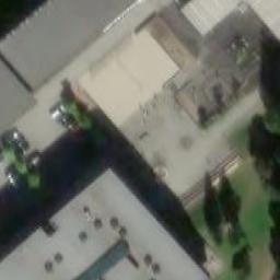 Sand Volleyball Court — aerial view