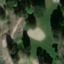 Sand Volleyball Court — aerial view