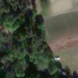Sand Volleyball Court — aerial view