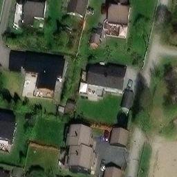Sand Volleyball Court — aerial view