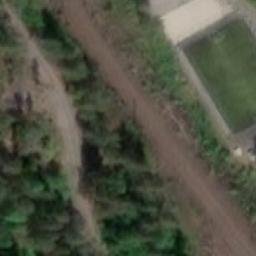 Sand Volleyball Court — aerial view