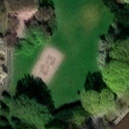Klosterparkens Beachvolleyplan — aerial view