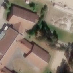 Sand Volleyball Court — aerial view