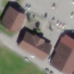 Sand Volleyball Court — aerial view