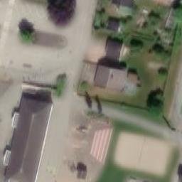 Sand Volleyball Court — aerial view