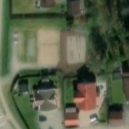 Sand Volleyball Court — aerial view
