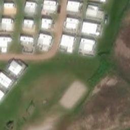 Sand Volleyball Court — aerial view