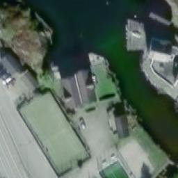Volleyball Court — aerial view
