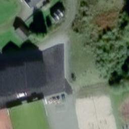 Sand Volleyball Court — aerial view