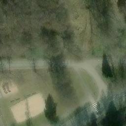 Sand Volleyball Court — aerial view