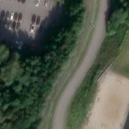 Sand Volleyball Court — aerial view