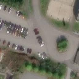 Sand Volleyball Court — aerial view