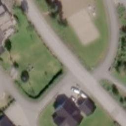 Sand Volleyball Court — aerial view