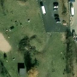 Sand Volleyball Court — aerial view