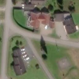Grass Volleyball Court — aerial view