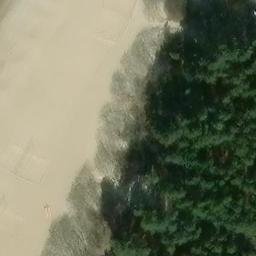 Sand Volleyball Court — aerial view