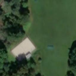 Sand Volleyball Court — aerial view