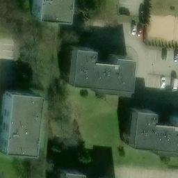 Sand Volleyball Court — aerial view