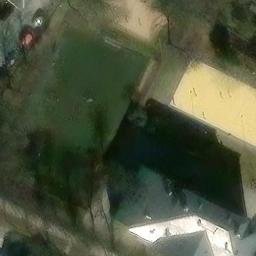 Sand Volleyball Court — aerial view