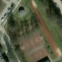 Volleyball Court — aerial view
