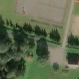 Sand Volleyball Court — aerial view