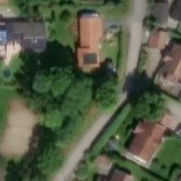 Sand Volleyball Court — aerial view