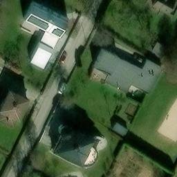 Sand Volleyball Court — aerial view