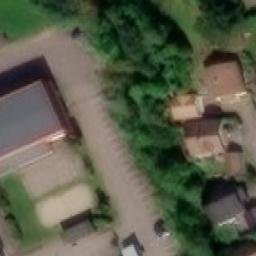 Sand Volleyball Court — aerial view