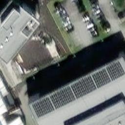 Sand Volleyball Court — aerial view
