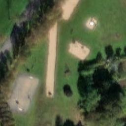 Sand Volleyball Court — aerial view