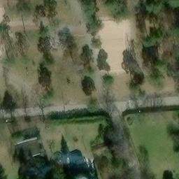 Sand Volleyball Court — aerial view