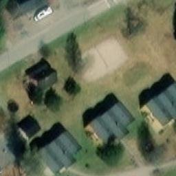 Sand Volleyball Court — aerial view
