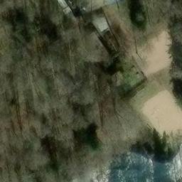 Sand Volleyball Court — aerial view