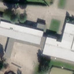 Sand Volleyball Court — aerial view
