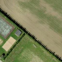 Sand Volleyball Court — aerial view