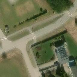Grass Volleyball Court — aerial view