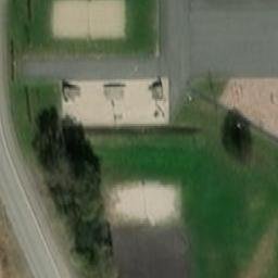 Sand Volleyball Court — aerial view