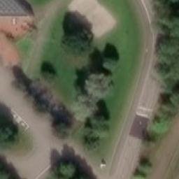 Sand Volleyball Court — aerial view