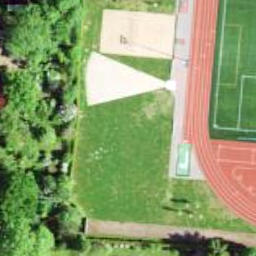 Volleyball Court — aerial view