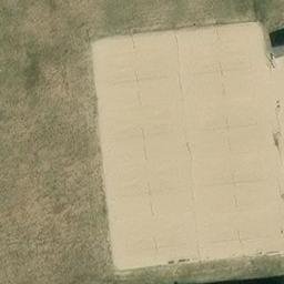 Sand Volleyball Court — aerial view