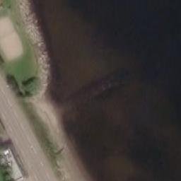 Sand Volleyball Court — aerial view