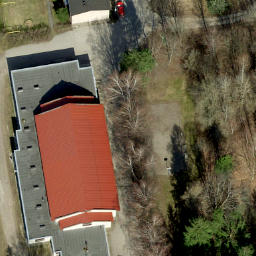 Rahu tn palliväljak — aerial view