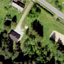 Sand Volleyball Court — aerial view