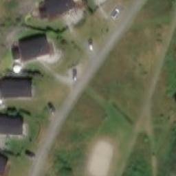 Sand Volleyball Court — aerial view