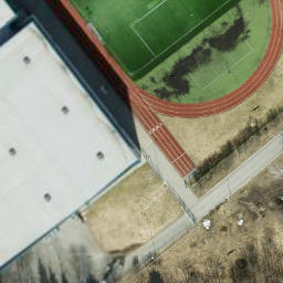 Volleyball Court — aerial view