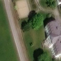 Sand Volleyball Court — aerial view