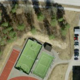 Volleyball Court — aerial view