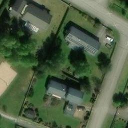 Sand Volleyball Court — aerial view