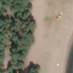 Sand Volleyball Court — aerial view