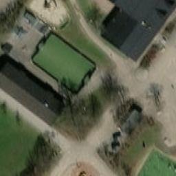 Sand Volleyball Court — aerial view